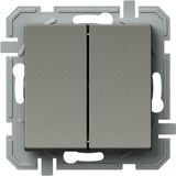 SWITCH 2GANG-1WAY 10AX 250V~ TI XO 4415012