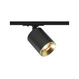 DARIO for 1-circuit tracks black brushed brass 230V LED GU10 9W