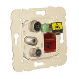 R-TV-SAT-RJ45 CAT.6 UTP-FO SC-APC MULTIM SOCK