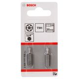 T9H Security-Torx® screwdriver bit, Extra Hard T9H, 25 mm 2 pcs.