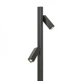 FADO floor black 230V LED 2x3W 45° 3000K
