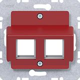 Center plate double, Krone, A.x/C.x/S.x/B.x/Q.x/K.x red