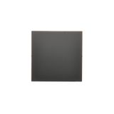 Single button for switches and push buttons, black matt