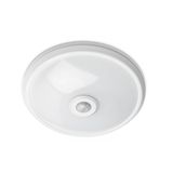 LED luminaire ITALIA with motion sensor, 12 W, 900 lm, 4000K, AC220-240V, IP20, 360°, round