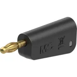 4 mm plug, screw connection, 1.0 mm², black, 64.1041-21