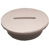 Plug Round Polyamide 6 with 25 Percent Glass Fibre M50 Grey RAL 7035