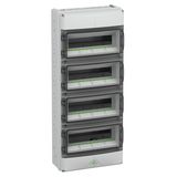 Small distributions boards, Type of protection IP65, Impact strength IK08, Protection class II, Un 400V DC, UL, DLG, UL-EU, VDE, Halogen free