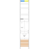 Meter field VZ6-25L, 1 field, H=1350mm, 1-3.HZ 25mm² long, cable, vert. 2r (VZ6-25L)