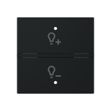 N2221.8 NT COVER SIMB.DIMMER 2M, BLACK