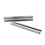 19" Profile rail set, 20U f. S-RACK wallmount enclosure DTWI