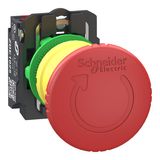 Plastic D40 E-stop TTR 1 NC Push-in