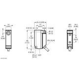 Inductive Sensor With Extended Switching Distance   BI5U-Q12-AN6X2