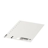 US-EMP (27X15)/GP - Plastic label