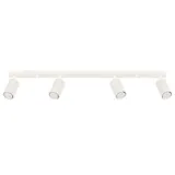 CEILING STRIP WITH ELEGANT BEIGE SPOTLIGHTS 4XGU10 CARBON SERIES