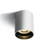 WHITE BLACK REFLECTOR GU10 10W DARK LIGHT