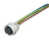 Built-in plugs, 7/8", Mounting thread: M 20, Number of poles: 3, Strand / cable length: 0.2 m