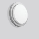 CADERO disca, 9,5 W, 790 lm, 830, 840, silver, on/off Ceiling and wall
