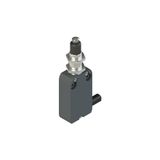 Modular prewired switch with plunger, M12 threaded bearing and external rubber gasket