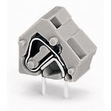 Stackable PCB terminal block 2.5 mm² Pin spacing 10/10.16 mm dark gray