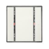 5WG12212DB13 - KNX Pushbutton, single, with status LED, titanium white, i-system
