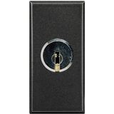 Axolute 1 way switch 2P 16A unified keys dark