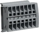 HAG KT07A control cable terminal 7p for 35mm rail