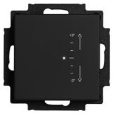 Room thermostat with binary/analog inputs and manual temperature control.