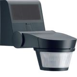 Motion detector IR solar, radio, IP55, surface mounted, anthracite