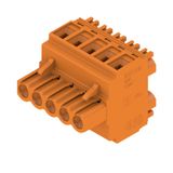 PCB plug-in connector, female plug, 5.08 mm, Number of poles: 5, 90°/270°, Screw connection, Clamping range, max. : 3.31 mm², Box