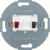 Speaker connection module, polar white