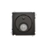 Switch with motion sensor, black matt