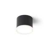 MEMA ceiling black satinated acrylic 230V LED GX53 7W