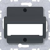 Central plate for RDM single module, A.x/C.x/S.x/B.x/Q.x/K.x anthracite