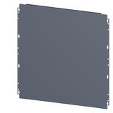 SIVACON, mounting plate, Quick assembly with screws, H: 800 mm, W: 800 mm, zinc-plated The