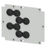 Cover connection rear 3VL4 (400 A), 4-pole, withdrawable, fixed mounting