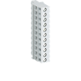 Terminal block. Screw front, Cable side. 11-pole. Minimum order qty. 6. Order multiple of 6. (TA563-11)
