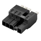 PCB plug-in connector, male plug, 7.62 mm, Number of poles: 5, 180°, PUSH IN with actuator, Clamping range, max. : 6 mm², Box