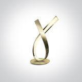BRASS LED TABLE LAMP 10W WW IP20 230V