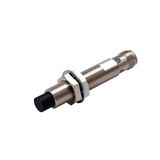 Proximity sensor, inductive, nickel-brass, long body, M12, unshielded, E2EN1238M