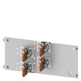 Cable connection 3VA12 (250 A) H: 200 mm fixed mounting, plug-in socket