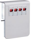 acc.box SL20115 socket+4 loudsp p.white