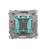 Touch panel 1 module, Modul 1: 4 touch fields, Fixing: horizontal, Frozen lava