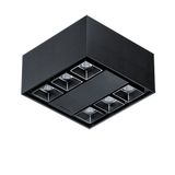 SUI SF6 1600-930 LDO VFL WWR BK BK - Surface-mounted luminaire