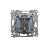 Quadruple push button, (module), 10AX, 10A, quick connection, Bronze matt, metalic