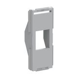 Adapter frame, traffic grey, Halogen free