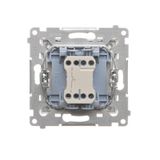 HDMI 2.1 socket + computer socket RJ45 cat.6, (module), Simon 24, IP20, white, HDMI Standard: HDMI 2.1