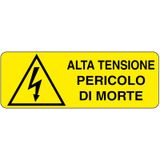 Adhesive for recta. danger sign - 350 x 125 mm