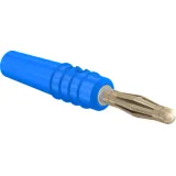 2 mm plug, solder connection, 0.5 mm², blue, 22.2618-23