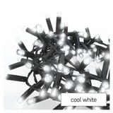 Profi LED intercon. chain, black – hedgehog, 3 m, outdoor and indoor, cool white