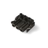 Coupler 3-p socket, blk